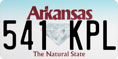 AR license plate 541KPL