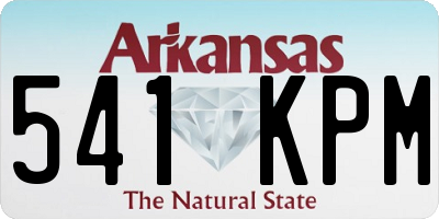 AR license plate 541KPM