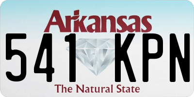 AR license plate 541KPN