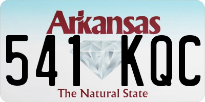 AR license plate 541KQC