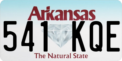 AR license plate 541KQE