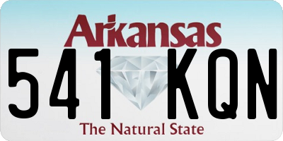 AR license plate 541KQN