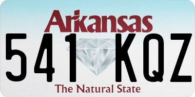 AR license plate 541KQZ