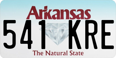 AR license plate 541KRE