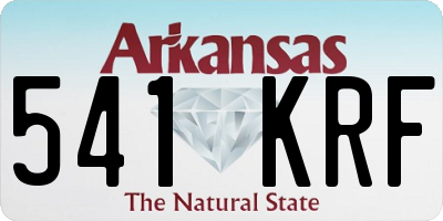 AR license plate 541KRF