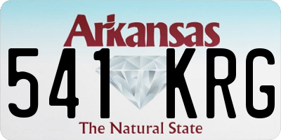AR license plate 541KRG