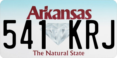 AR license plate 541KRJ