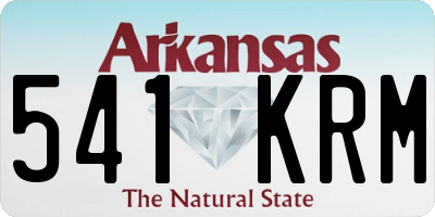 AR license plate 541KRM