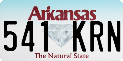 AR license plate 541KRN