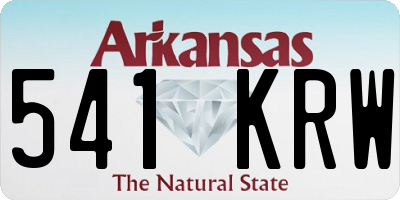 AR license plate 541KRW
