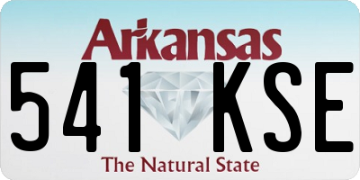 AR license plate 541KSE