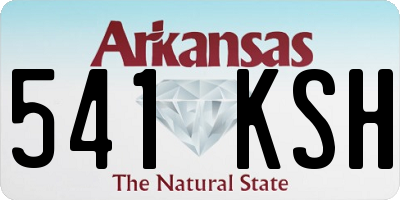 AR license plate 541KSH