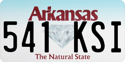 AR license plate 541KSI