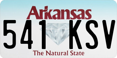 AR license plate 541KSV