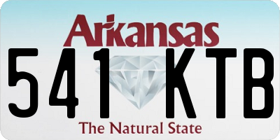 AR license plate 541KTB
