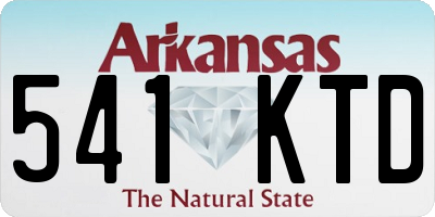 AR license plate 541KTD