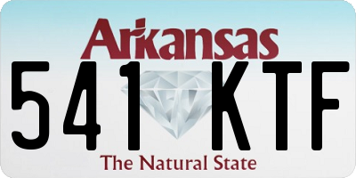 AR license plate 541KTF