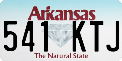 AR license plate 541KTJ