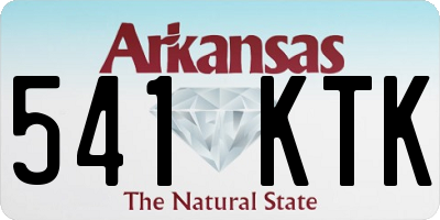 AR license plate 541KTK
