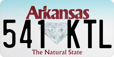 AR license plate 541KTL