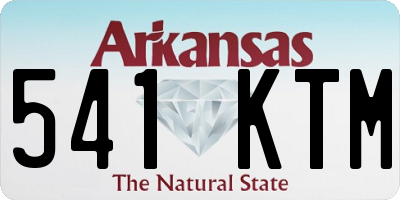 AR license plate 541KTM