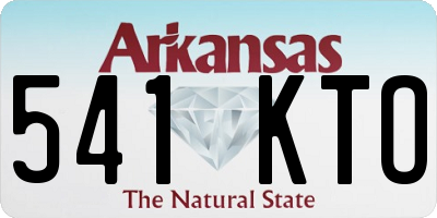 AR license plate 541KTO
