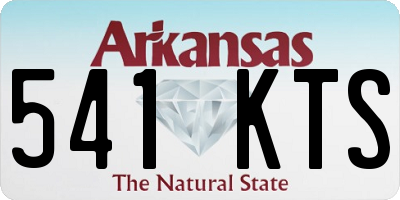 AR license plate 541KTS