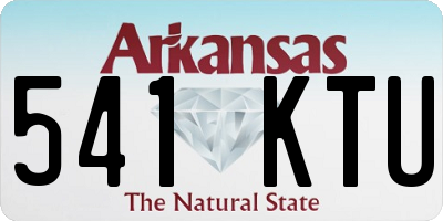 AR license plate 541KTU