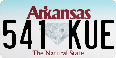 AR license plate 541KUE