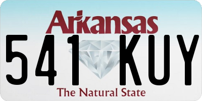 AR license plate 541KUY