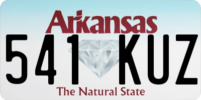 AR license plate 541KUZ