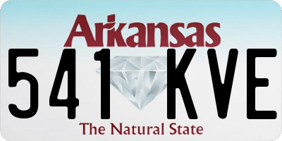 AR license plate 541KVE