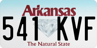 AR license plate 541KVF