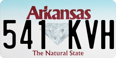 AR license plate 541KVH