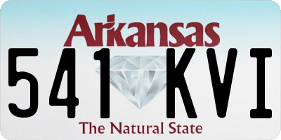 AR license plate 541KVI