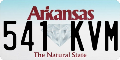 AR license plate 541KVM