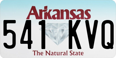 AR license plate 541KVQ
