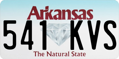 AR license plate 541KVS
