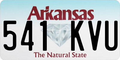 AR license plate 541KVU