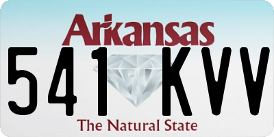 AR license plate 541KVV