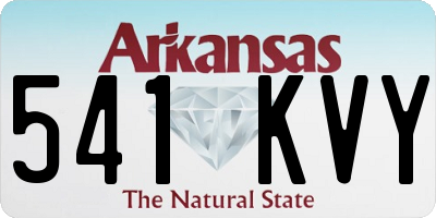 AR license plate 541KVY