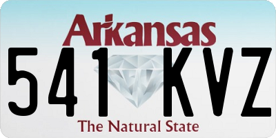 AR license plate 541KVZ