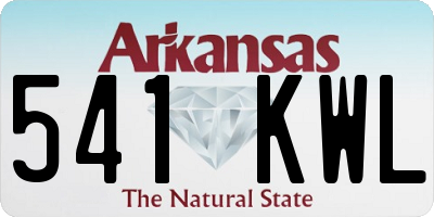 AR license plate 541KWL