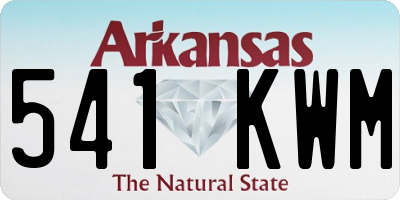 AR license plate 541KWM