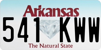 AR license plate 541KWW