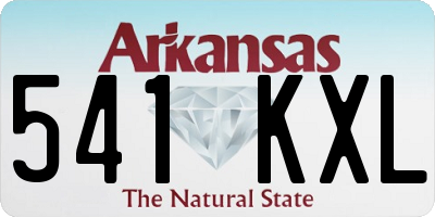 AR license plate 541KXL