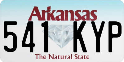 AR license plate 541KYP