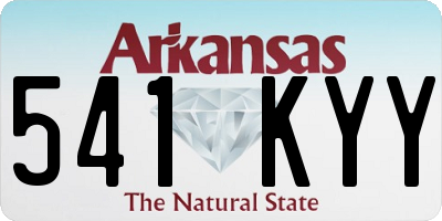 AR license plate 541KYY