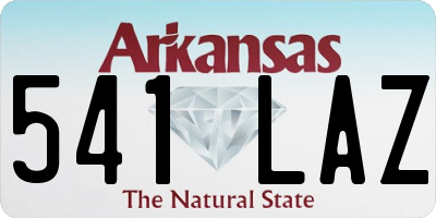AR license plate 541LAZ