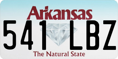 AR license plate 541LBZ